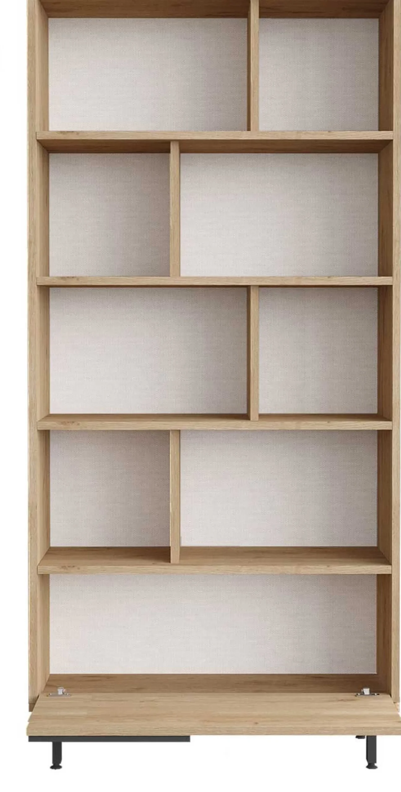 ON4 Bücherregal | 100 % MELAMIN | Walnuss