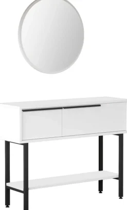 Emob ON12 Sideboard | 100x30x76cm | mit Spiegel |