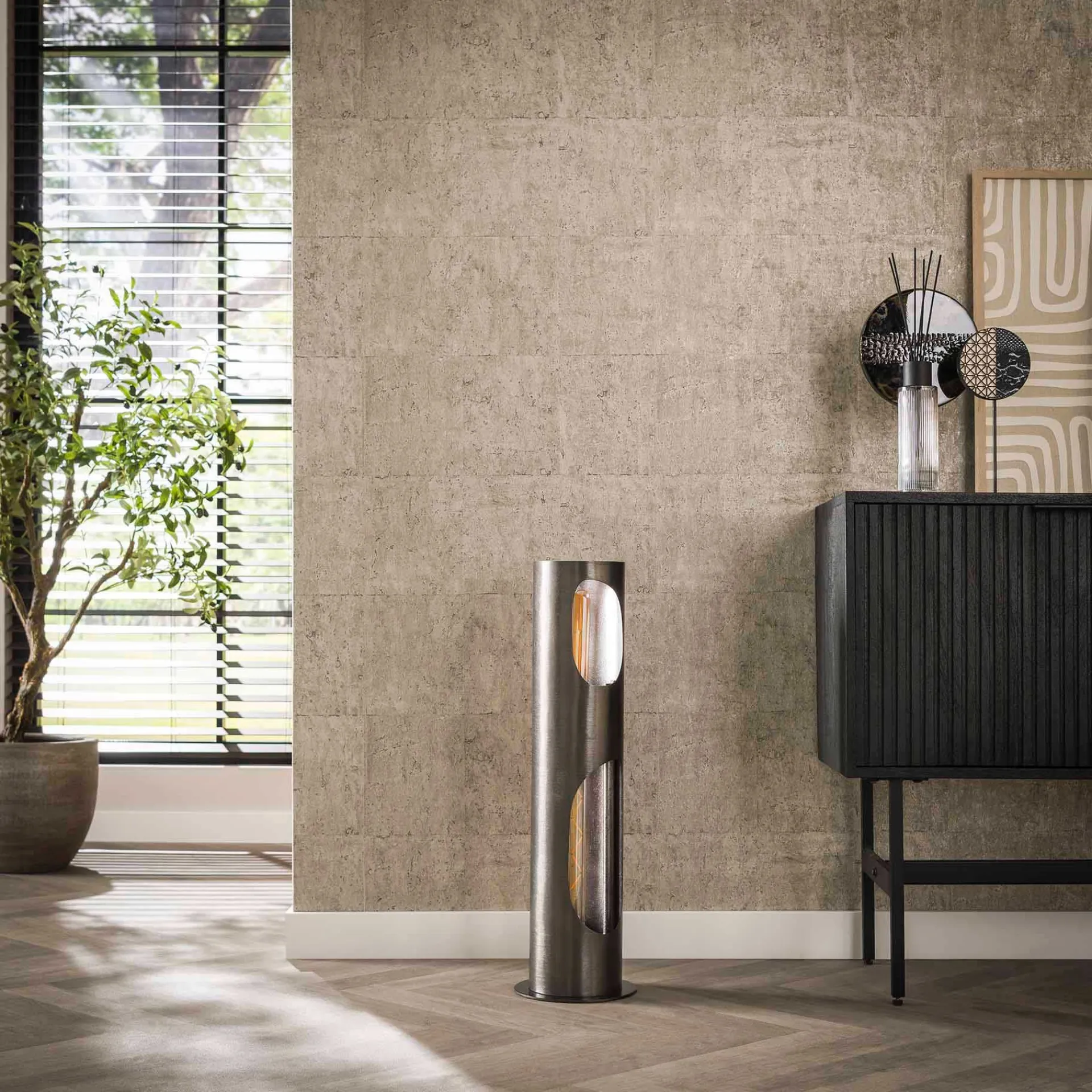 Emob Orbit Stehleuchte 65 cm- nickel