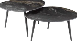 Emob Organic Fossil Keramik Couchtisch-Set -