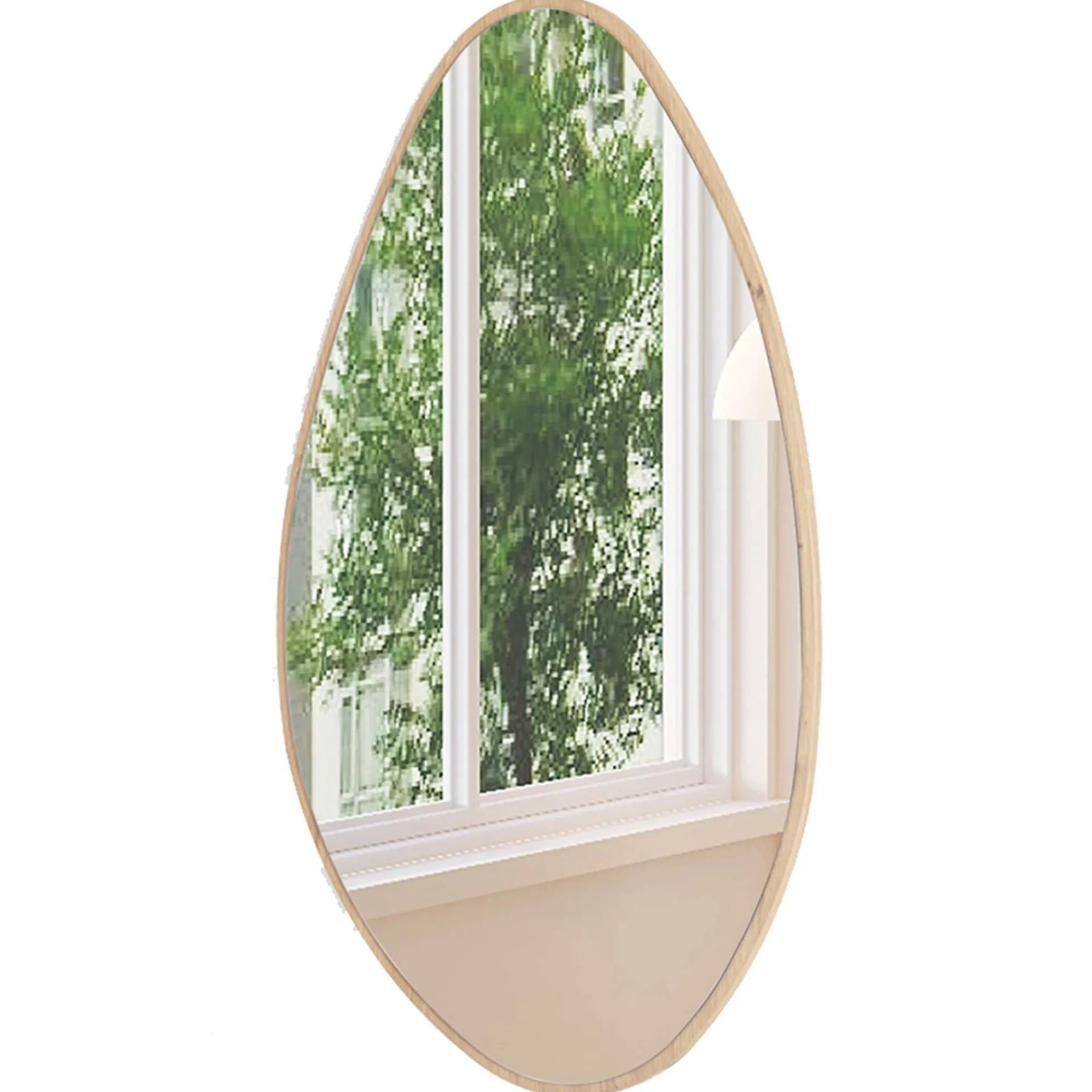 Rousseau Organischer Spiegel Rana | 50 x 80 cm | Old Oak Design