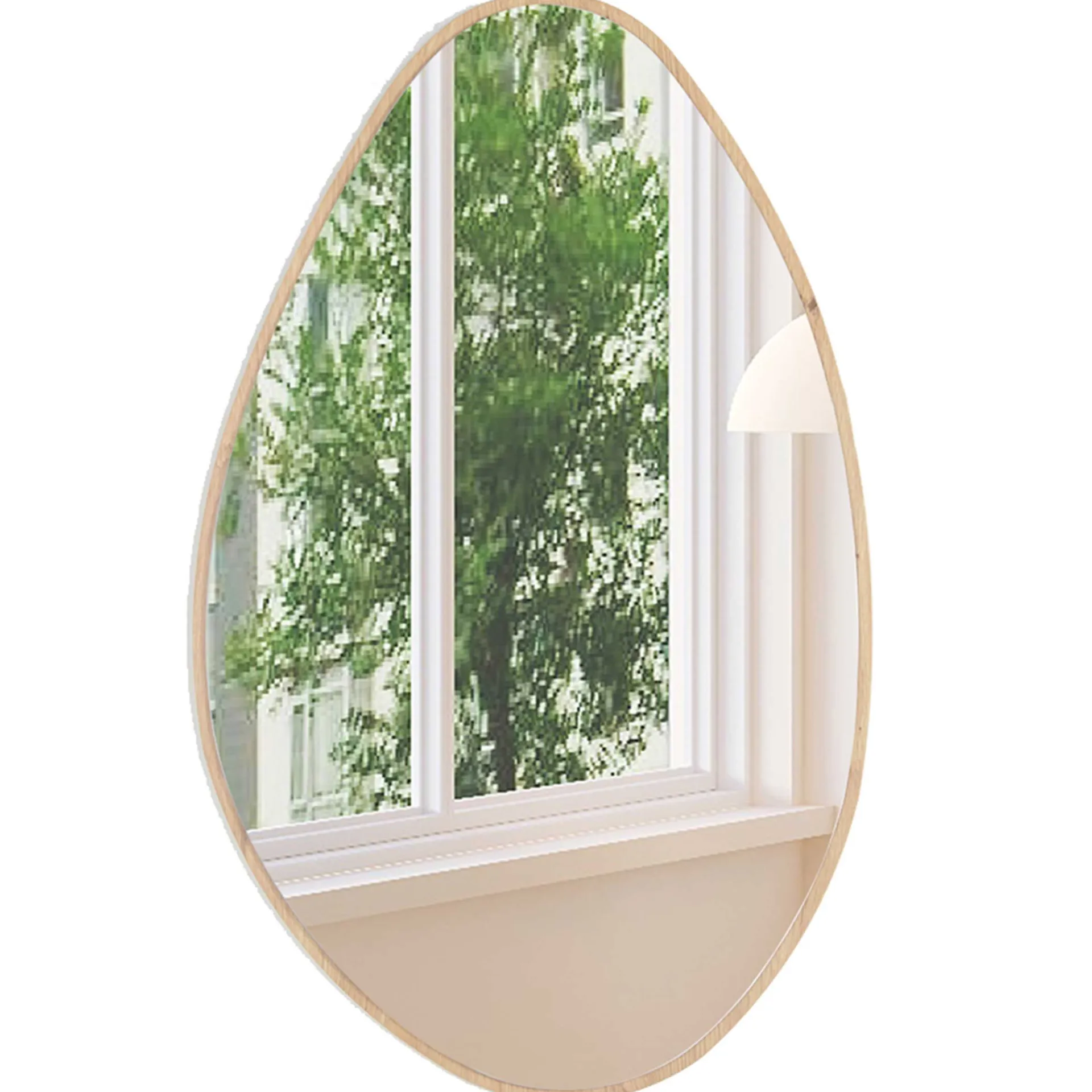 Rousseau Organischer Spiegel Rana | 50 x 80 cm | Old Oak Design