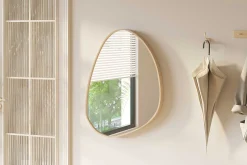 Rousseau Organischer Spiegel Roza | 60 x 80 cm | Old Oak Design