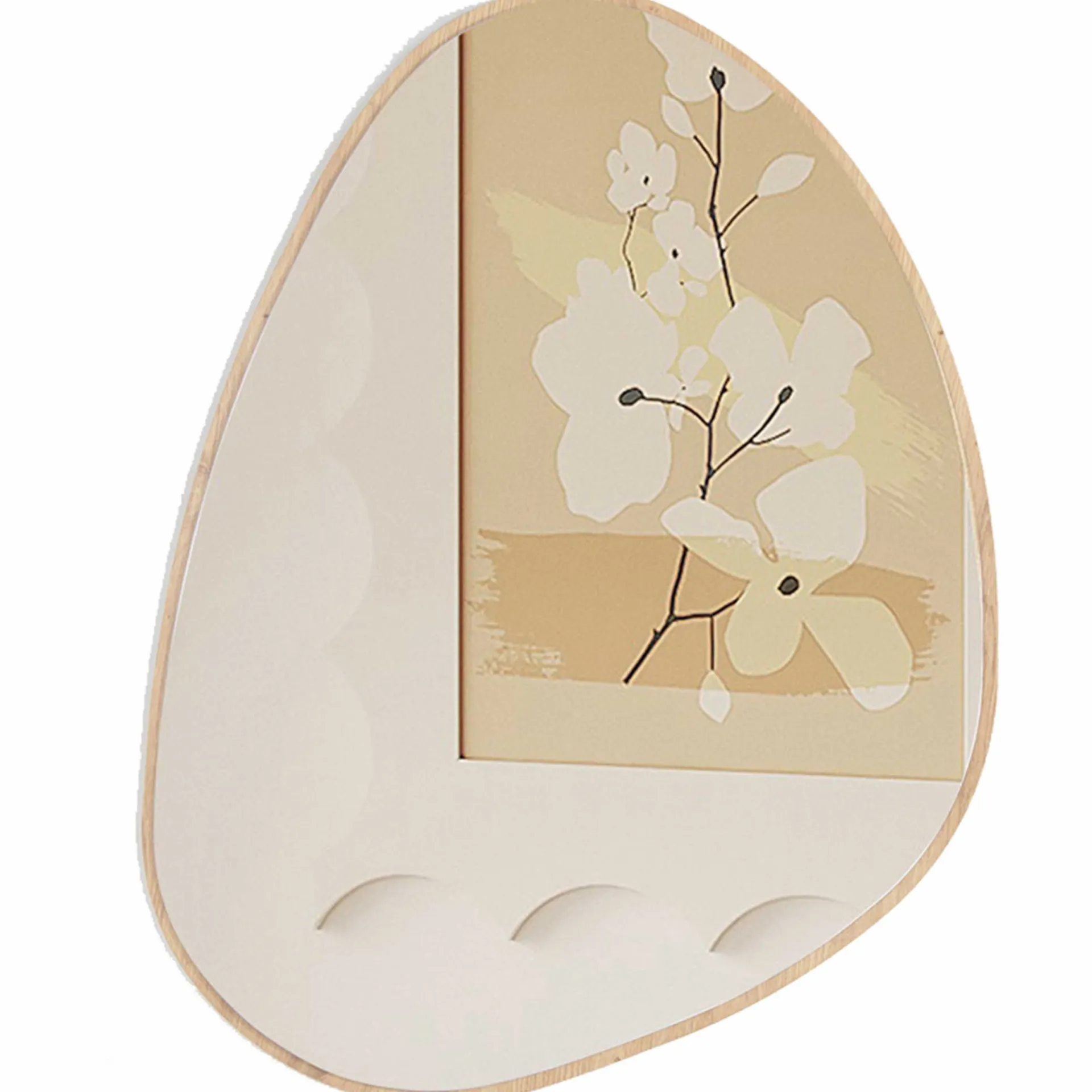 Rousseau Organischer Spiegel Roza | 60 x 80 cm | Old Oak Design