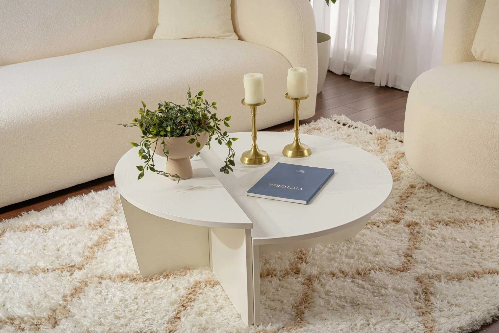 Emob Orion Couchtisch | 100% MELAMIN | Holz