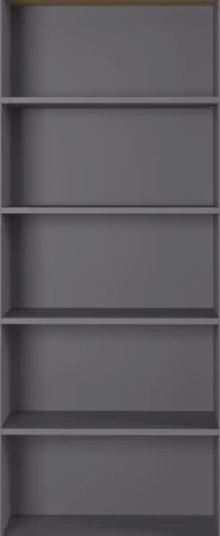 Osmond 80cm Bücherregal - graphit/quecksilber