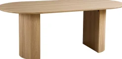 Rousseau Ovaler Esstisch Lagos - 200x100x76cm - Eiche Dekor