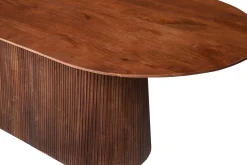 Rousseau Ovaler heller Tisch Miguel - 200 cm | Massivholz Mango | H76 x B200 x T100 cm
