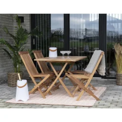 House Nordic Oviedo Gartentisch - 120x80x75 cm - Teakholz massiv