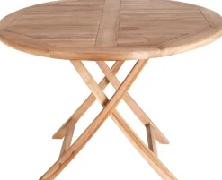 House Nordic Oviedo Teak Esstisch - Natur inspiriert Ø100x75 cm