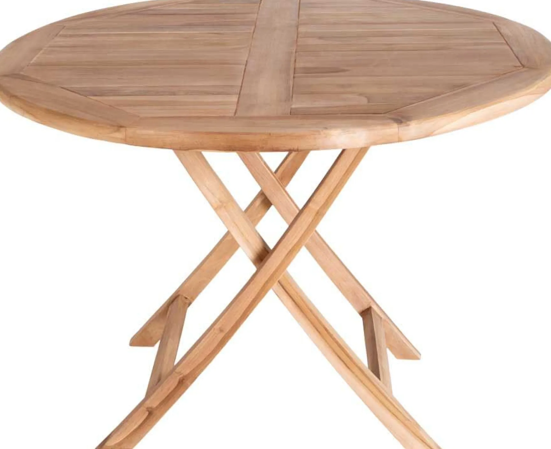 House Nordic Oviedo Teak Esstisch - Natur inspiriert Ø100x75 cm