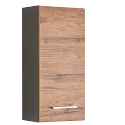 Pares Hängeschrank 30cm 1 Tür - Graphit/Eiche Rotbraun