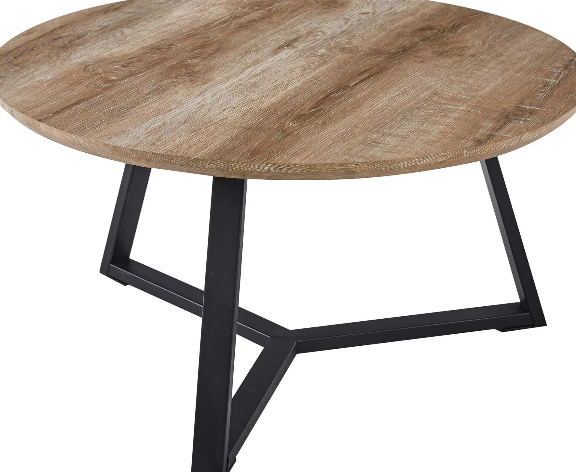 Rousseau Paso" Dekor Altes Eichenholz Couchtisch | H41 x B80 x T80 cm