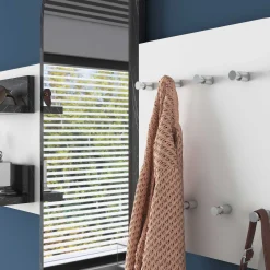 P3 Garderobenständer | 100 % MELAMIN | Weiß