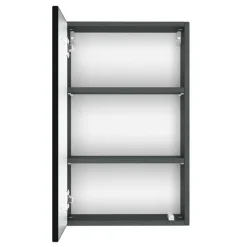 Held PiscaBadezimmer : Wandschränke, Spiegelschrank, Waschbeckenschrank - graphitgrau
