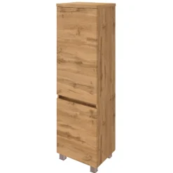 Held PiscaBadezimmer : Wandschränke, Spiegelschrank, Waschbeckenschrank, Säulenschrank - Eiche Dekor