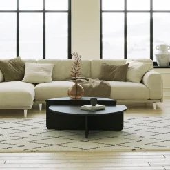Emob Podium Couchtisch | 100 % MELAMIN | Schwarz