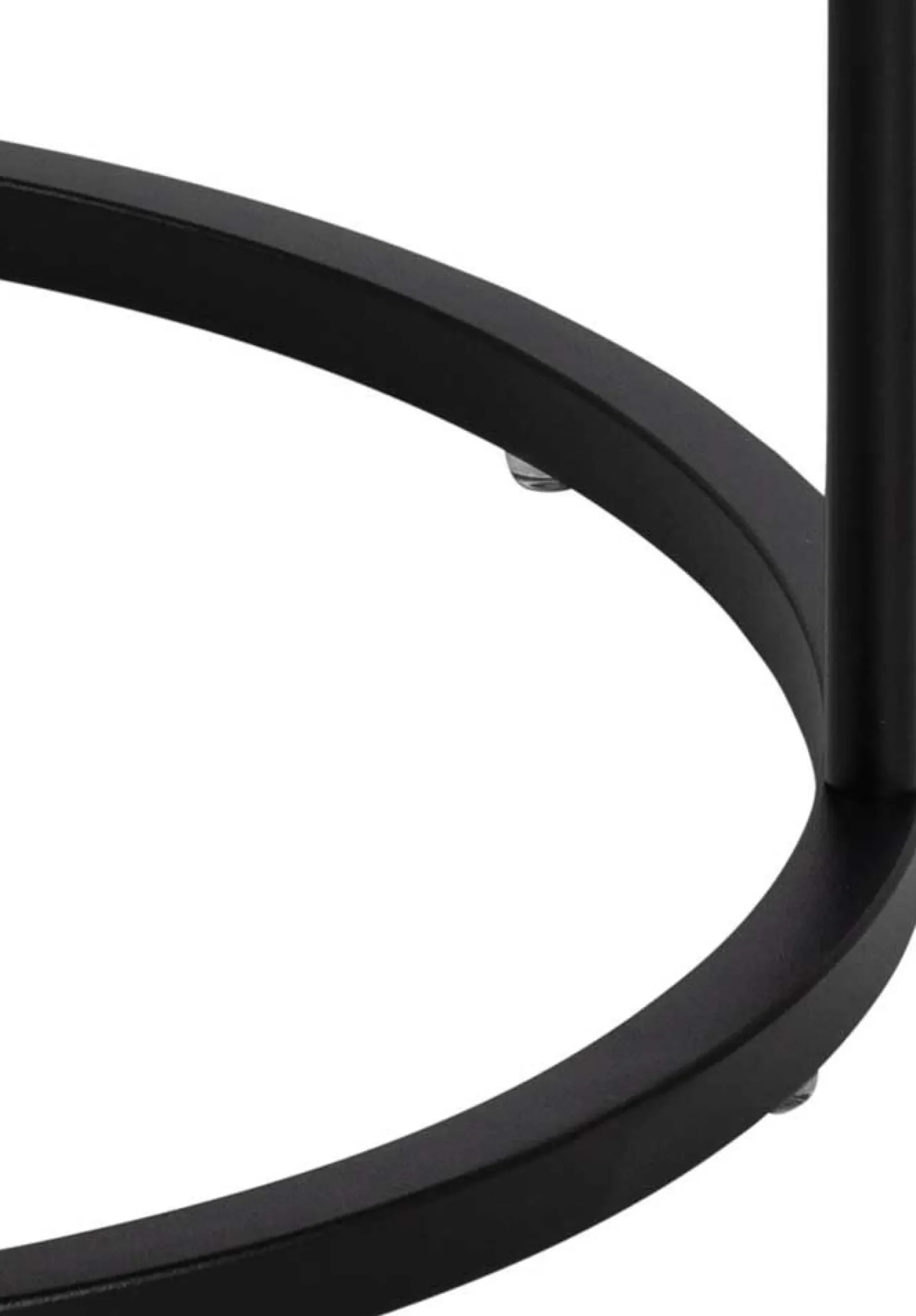 Polo Nachttisch mit Schublade - schwarz