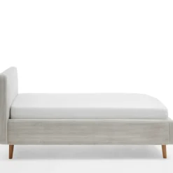 Polsterbett Madras 140x200cm Rippensamt - beige