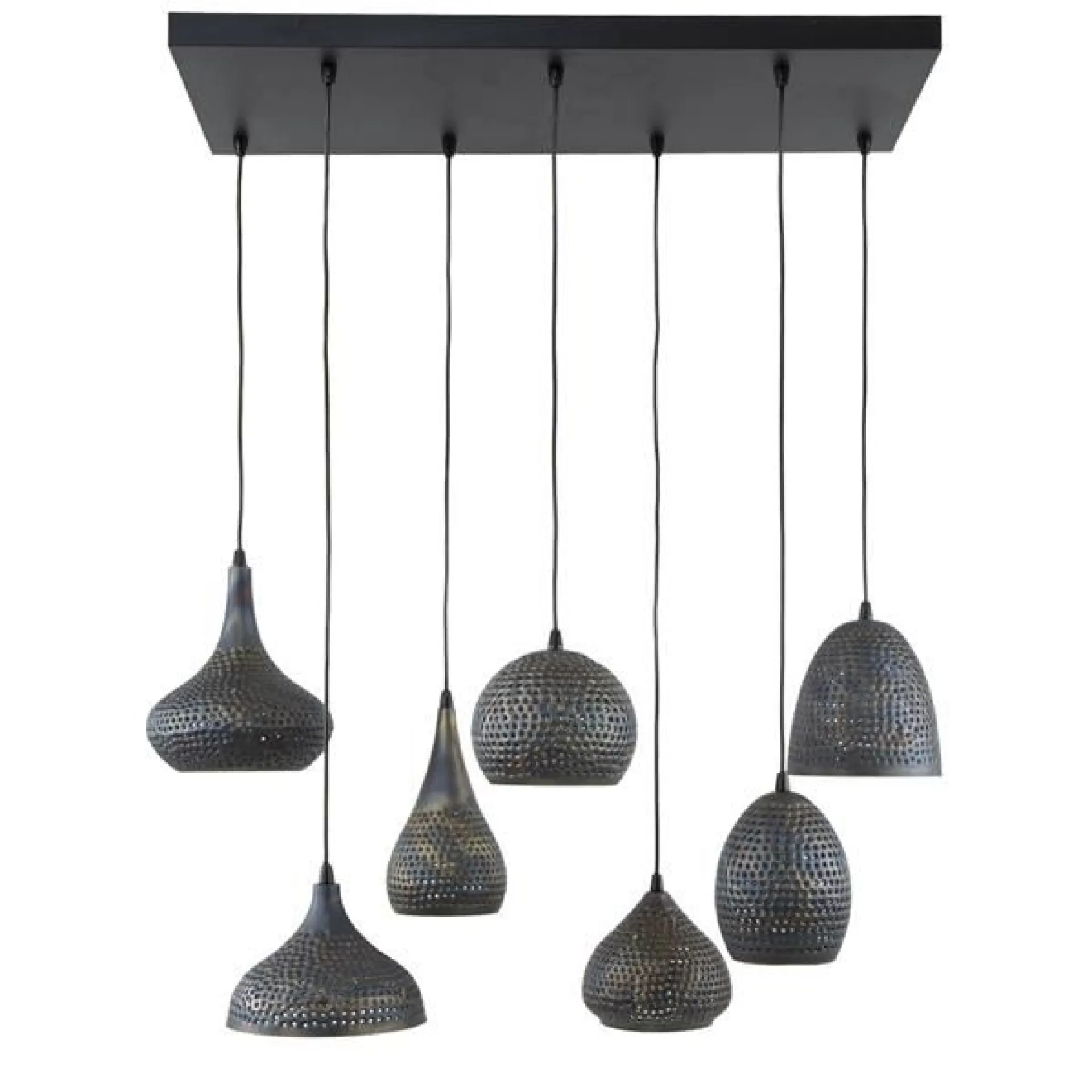 Emob Punchy Hängeleuchte 150 cm--braun