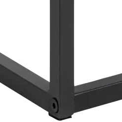 Quadratischer Nachttisch Randolf - 40x35x60 cm - Schwarz