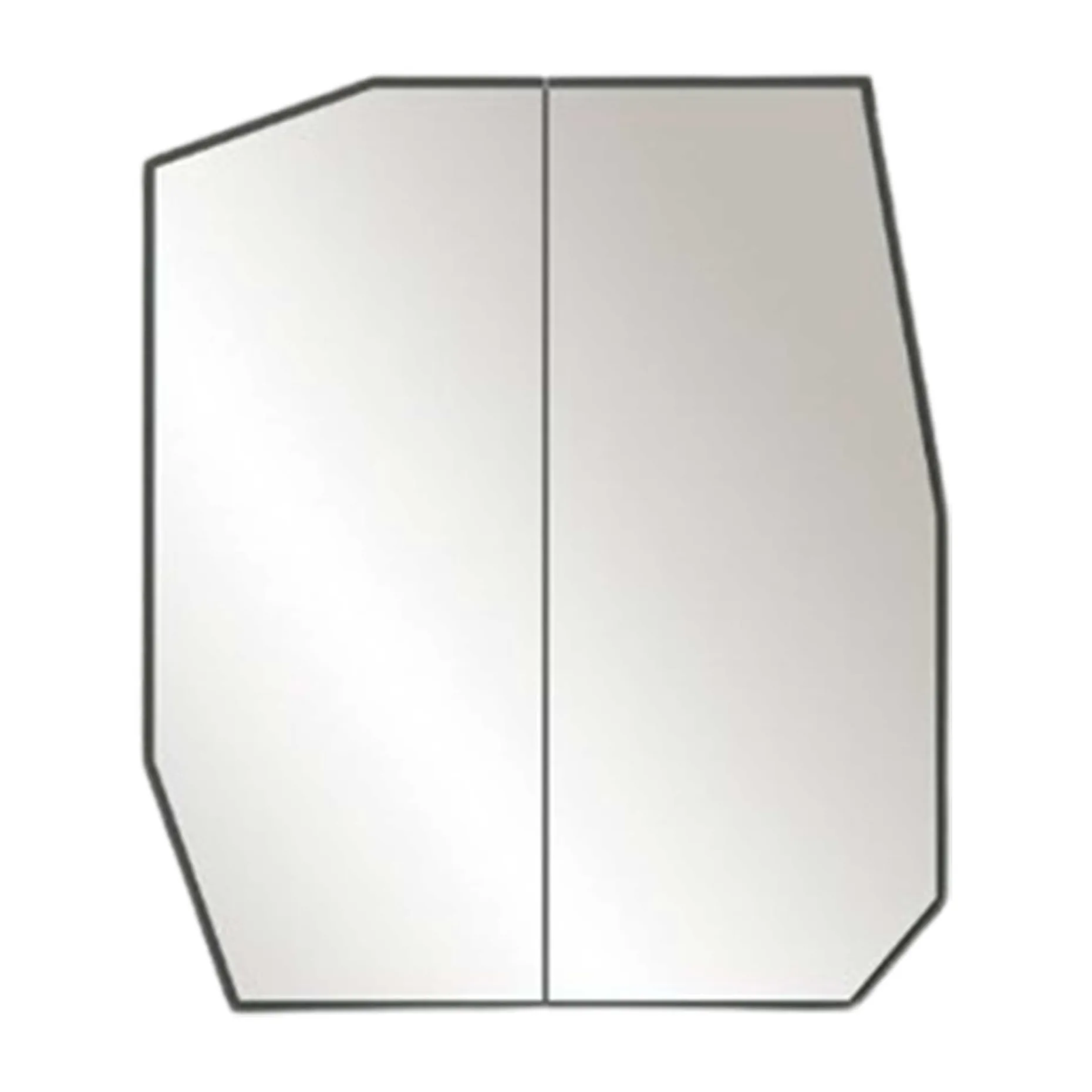 Quartz Badezimmerschrank | 100 % MDF | Schwarz