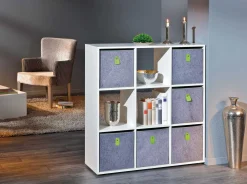 Raumteiler Luini 9 Fächer - weiß