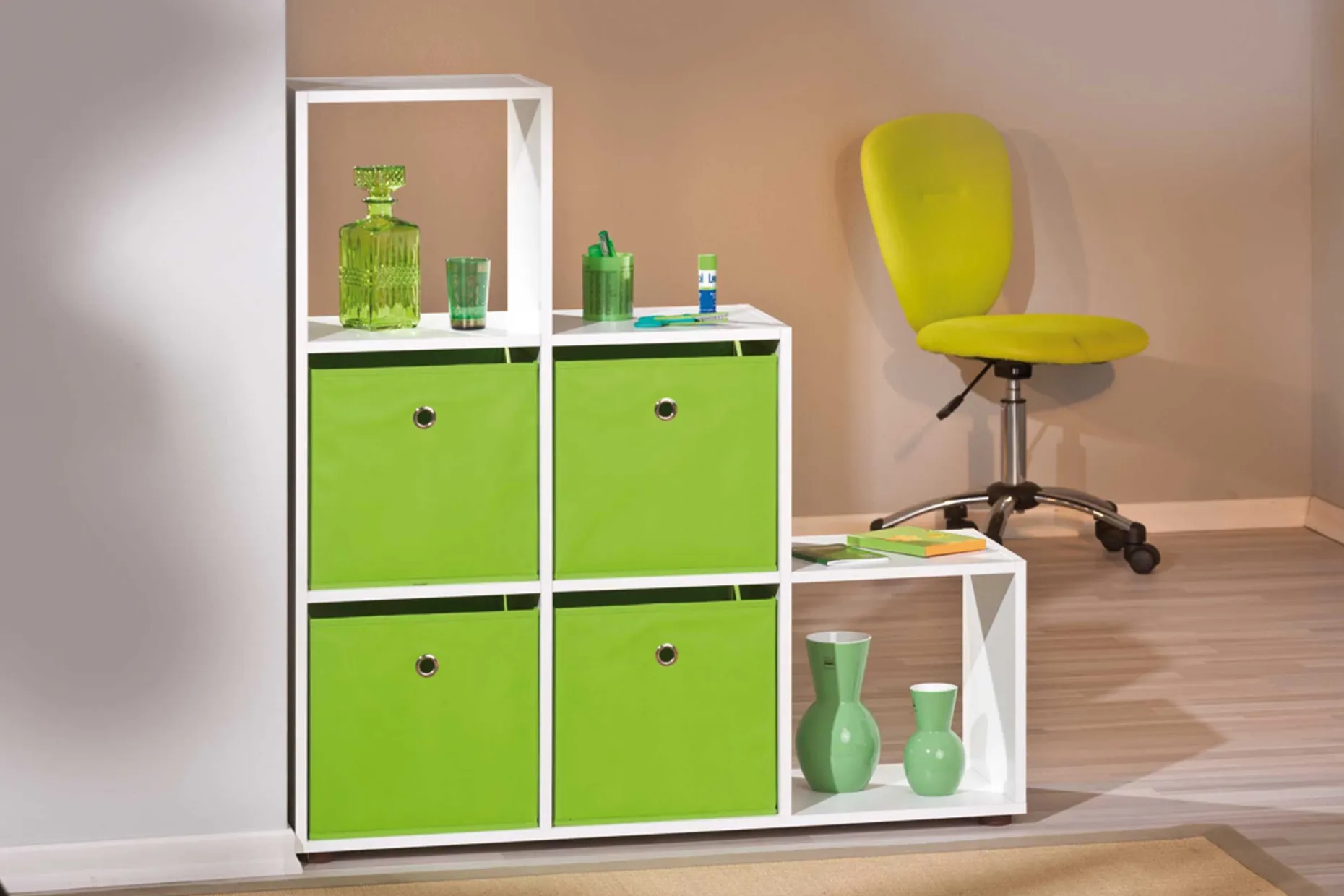 Raumteiler Luini 6 Fächer - weiß