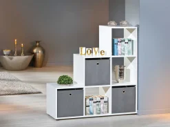 Raumteiler Luini 6 Fächer - weiß