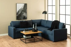 Emob Rechteckiger Couchtisch mit Wildeiche-Finish