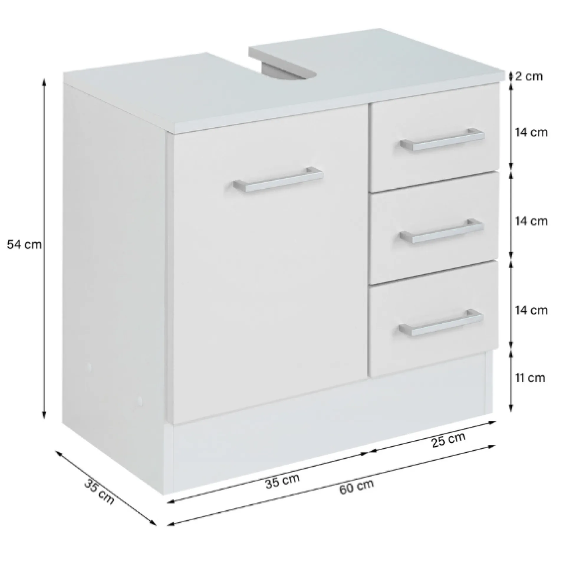 Held RiccaBadezimmer : Spiegelschrank, Waschbeckenunterschrank, Säulenschrank -