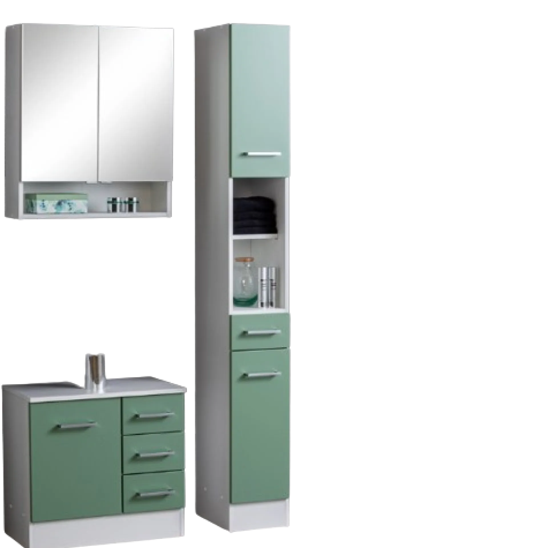 Held RiccaBadezimmer : Spiegelschrank, Waschbeckenunterschrank, Säulenschrank -