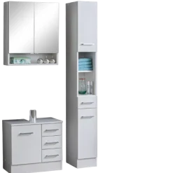 Held RiccaBadezimmer : Spiegelschrank, Waschtischunterschrank, Säulenschrank -