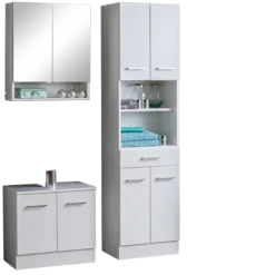 Held RiccaBadezimmer : Spiegelschrank, Waschtischunterschrank, Säulenschrank -
