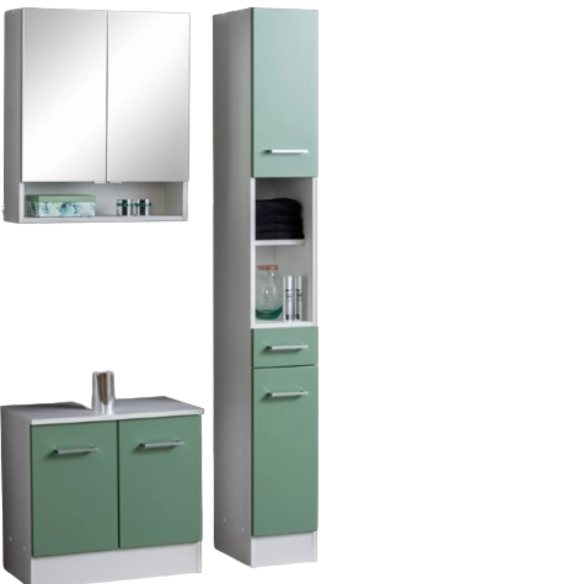 Held RiccaBadezimmer : Spiegelschrank, Waschbeckenunterschrank, Säulenschrank -