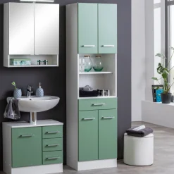 Held RiccaBadezimmer : Spiegelschrank, Waschbeckenunterschrank, Säulenschrank -