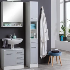 Held RiccaBadezimmer : Spiegelschrank, Waschbeckenunterschrank, Säulenschrank -