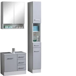 Held RiccaBadezimmer : Spiegelschrank, Waschbeckenunterschrank, Säulenschrank -