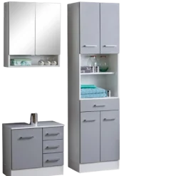 Held RiccaBadezimmer : Spiegelschrank, Waschbeckenunterschrank, Säulenschrank -