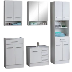 Held RiccaBadezimmer : Wandschrank, Badezimmerschrank, Spiegelschrank, Waschbeckenunterschrank, Säulenschrank -