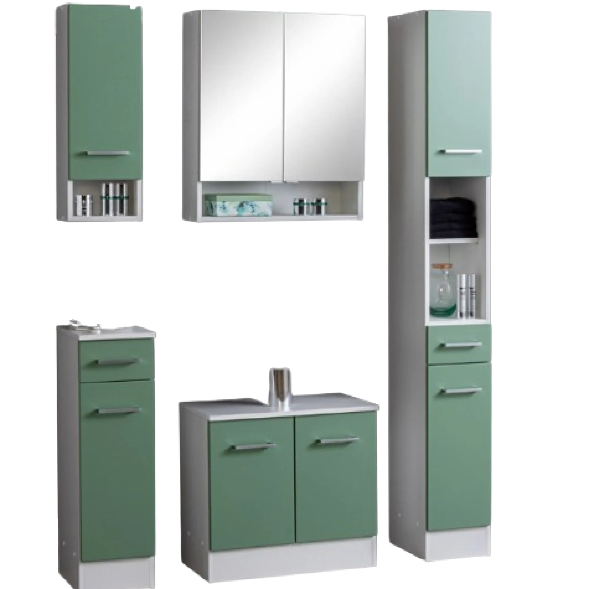 Held RiccaBadezimmer : Wandschrank, Badezimmerschrank, Spiegelschrank, Waschbeckenunterschrank, Säulenschrank -