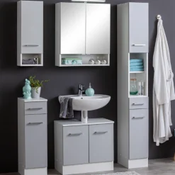 Held RiccaBadezimmer : Wandschrank, Badezimmerschrank, Spiegelschrank, Waschbeckenunterschrank, Säulenschrank -