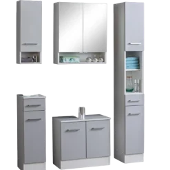 Held RiccaBadezimmer : Wandschrank, Badezimmerschrank, Spiegelschrank, Waschbeckenunterschrank, Säulenschrank -