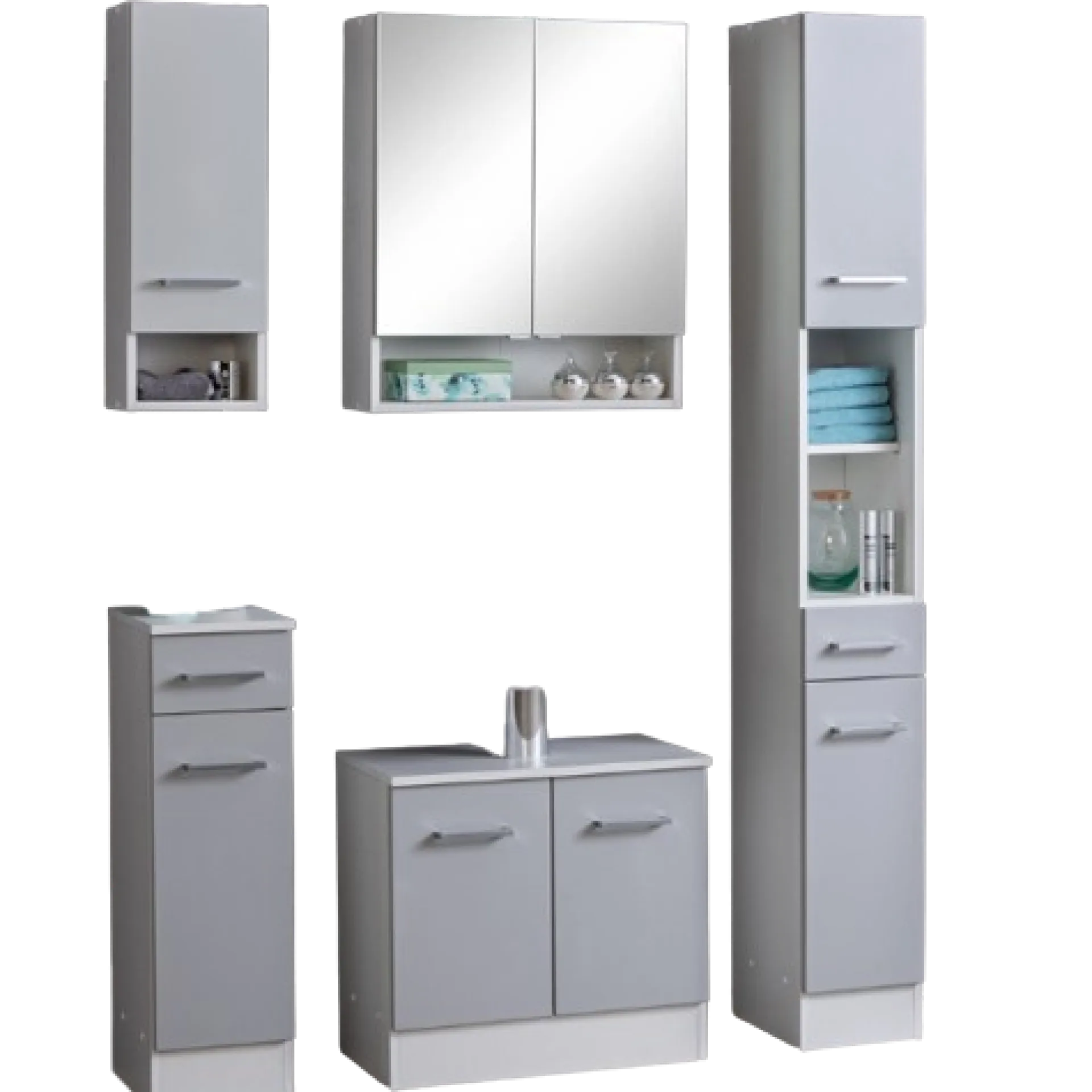 Held RiccaBadezimmer : Wandschrank, Badezimmerschrank, Spiegelschrank, Waschbeckenunterschrank, Säulenschrank -