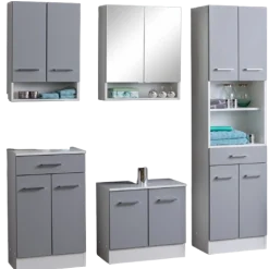 Held RiccaBadezimmer : Wandschrank, Badezimmerschrank, Spiegelschrank, Waschbeckenunterschrank, Säulenschrank -