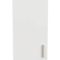 Romanie 40 cm Kleiderschrank 1 Drehtür und 1 Einlegeboden Kronberg Eiche/Mattweiß
