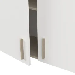 Romanie Hängeelement 100 cm 2 Flügeltüren und 1 Einlegeboden Kronberg Eiche/Mattweiß