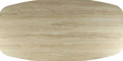 Emob Romano Danish Oval Esstisch 215 cm / 3D Keramik Travertin