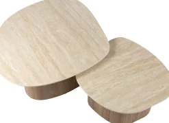 Emob Romano Kieselstein Keramik Couchtisch Set/2