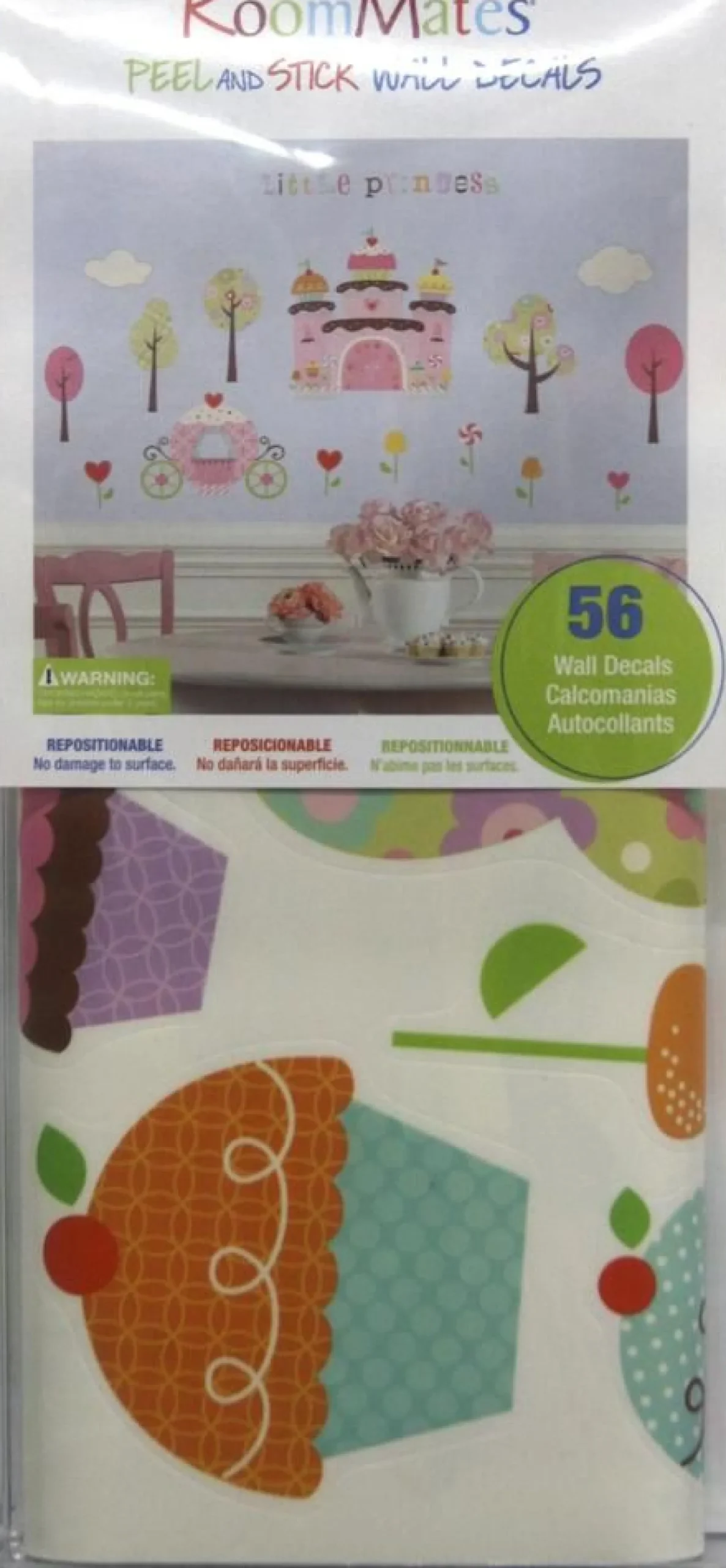 RoomMates Wandsticker Cupcake- Landschaft mit Schloß
